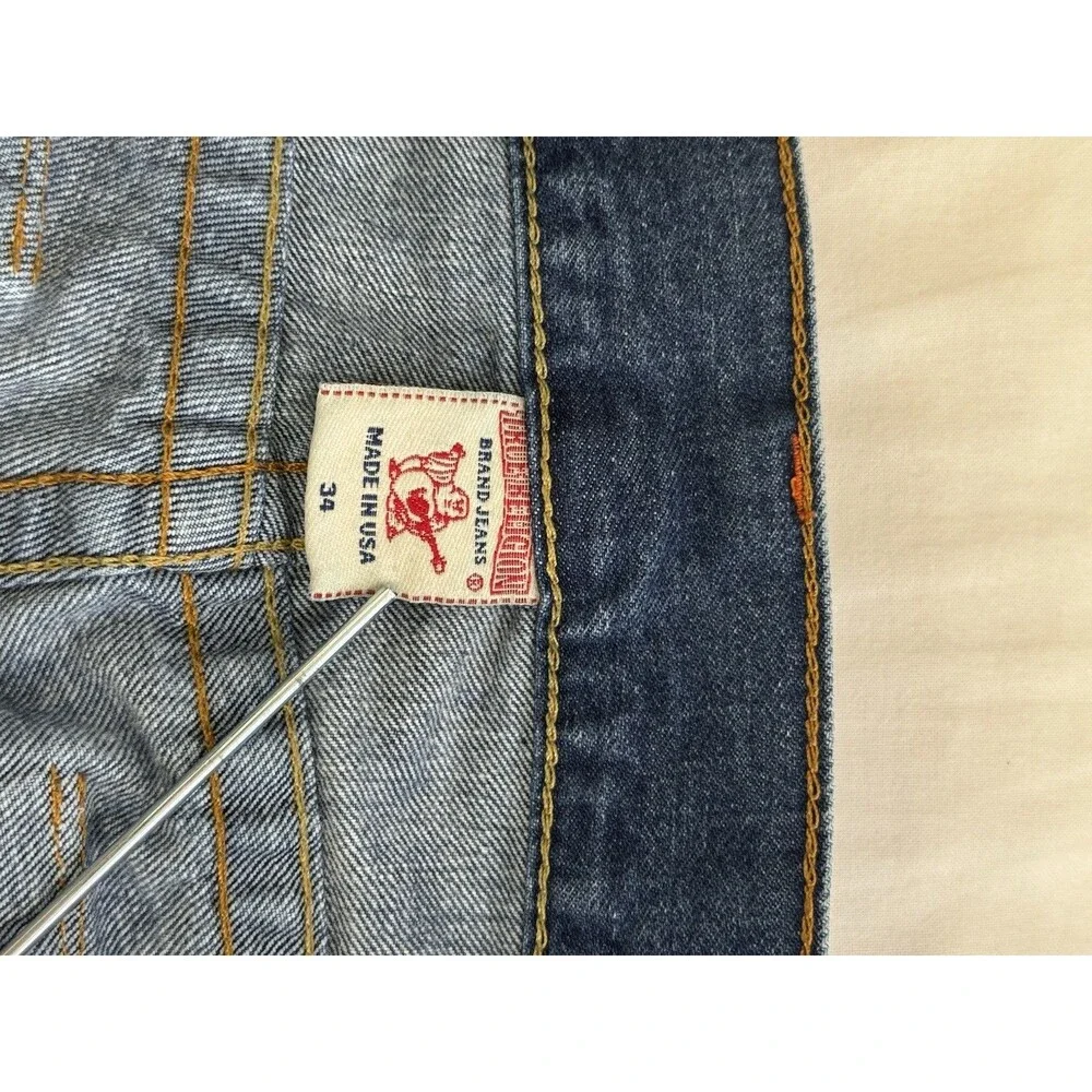 Men’s True Religion World Tour Bootcut Jeans Size 34x33
